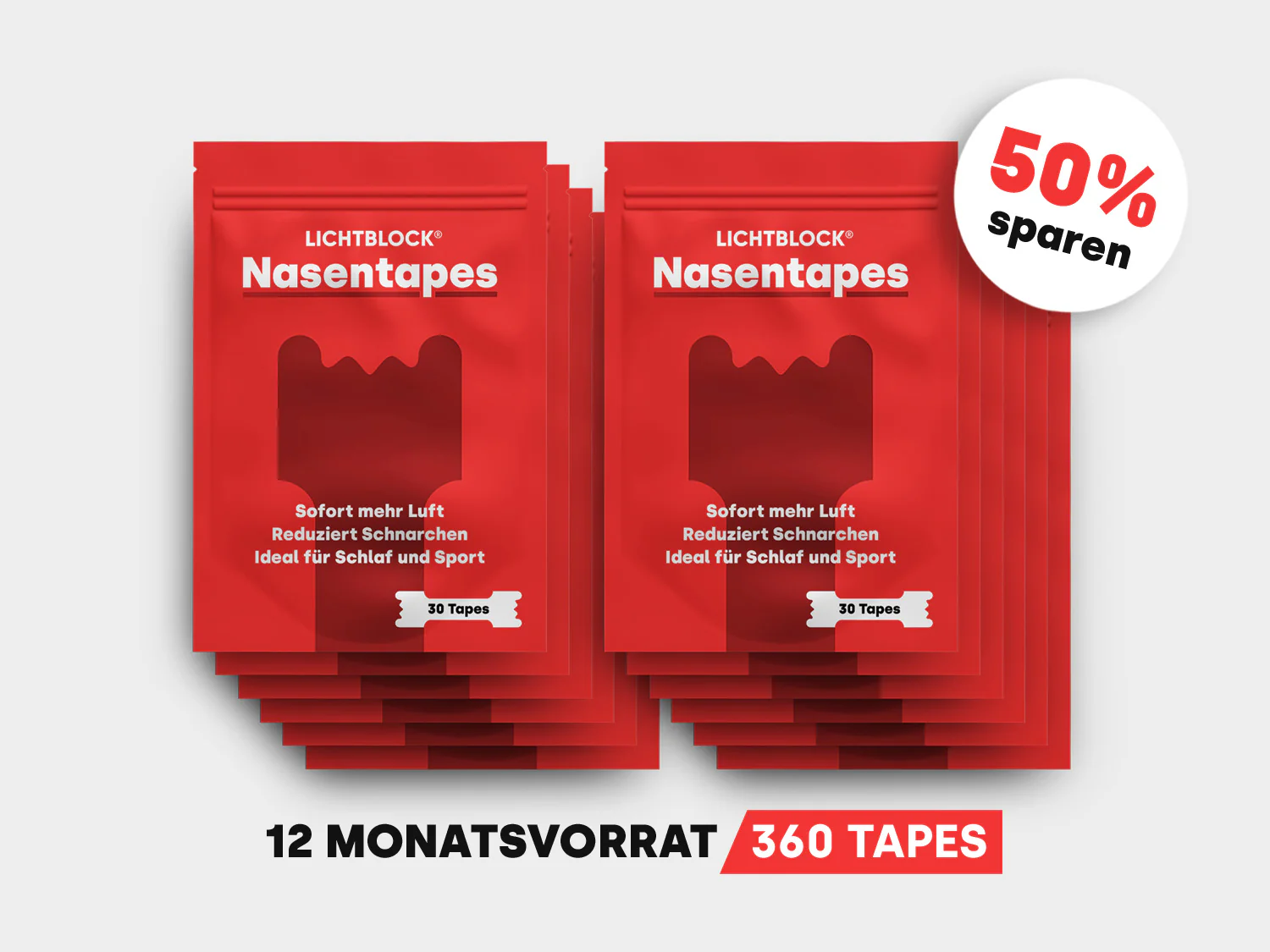 Lichtblock® Nasentapes für freie Atemwege - Image 13